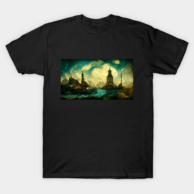 The Sky of Vincent Van Gogh (day10） T-Shirt by 1st Studio